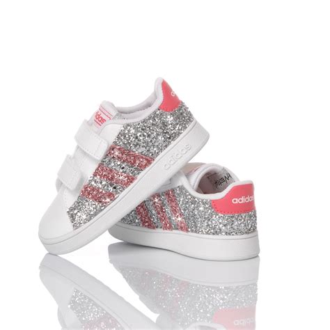 adidas schuhe pink glitzer|adidas baby pink sneakers.